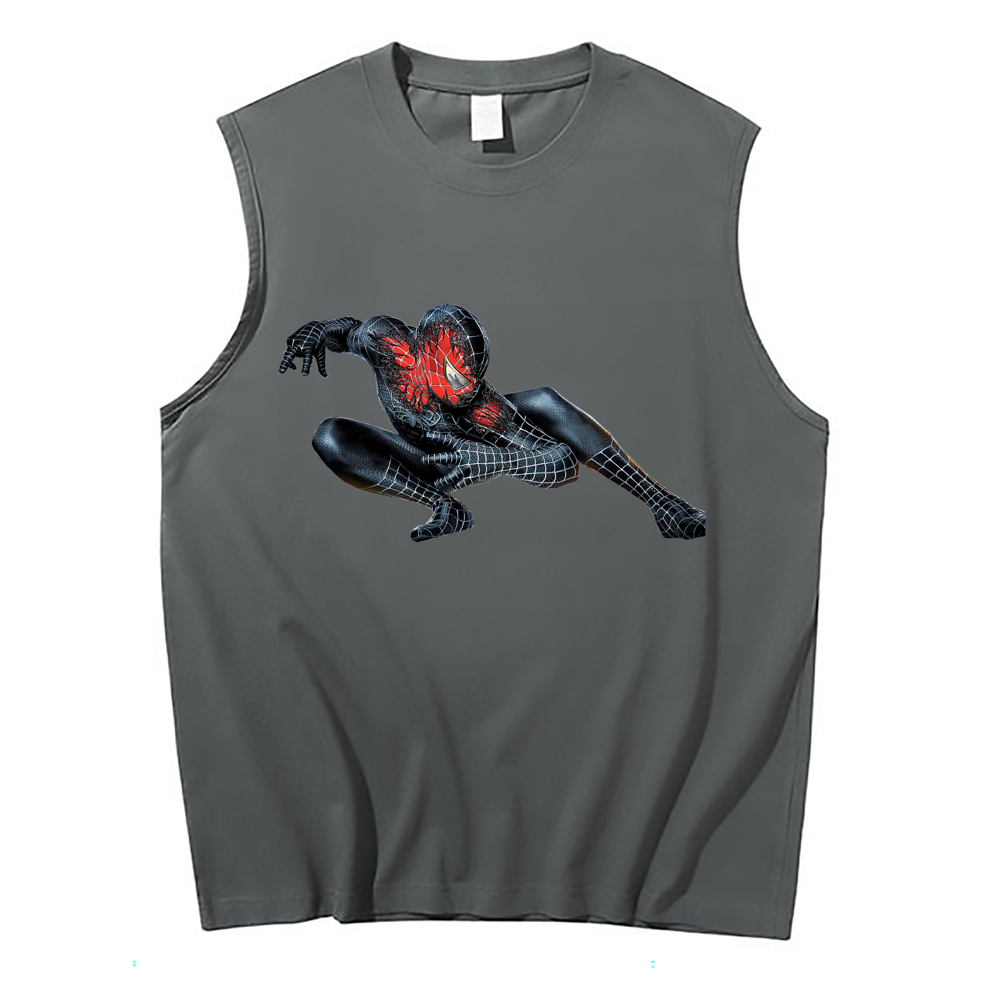 （画像用） Spider Man スパイダーマン コットン100％タンクトップ（フロントプリント）